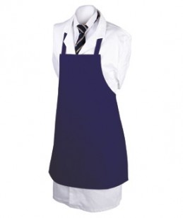 Navy apron on mannequin
