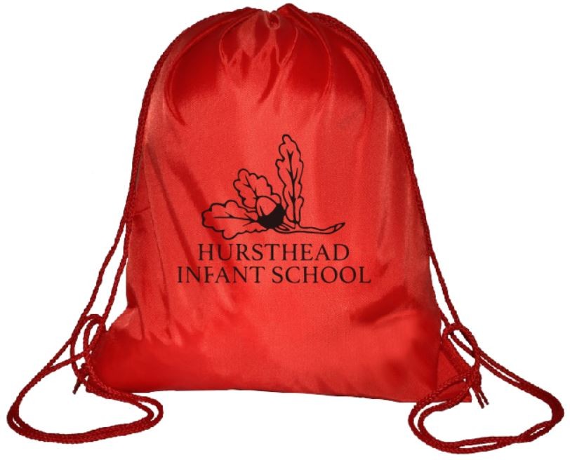 red gym bag hursthead school