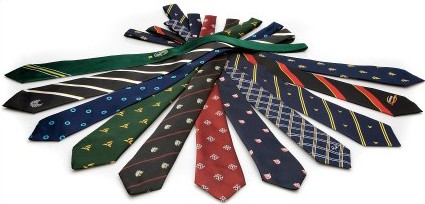 Selection of Jacquard ties