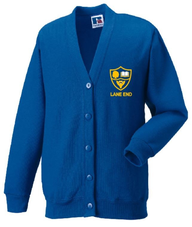 lane end school cardigan