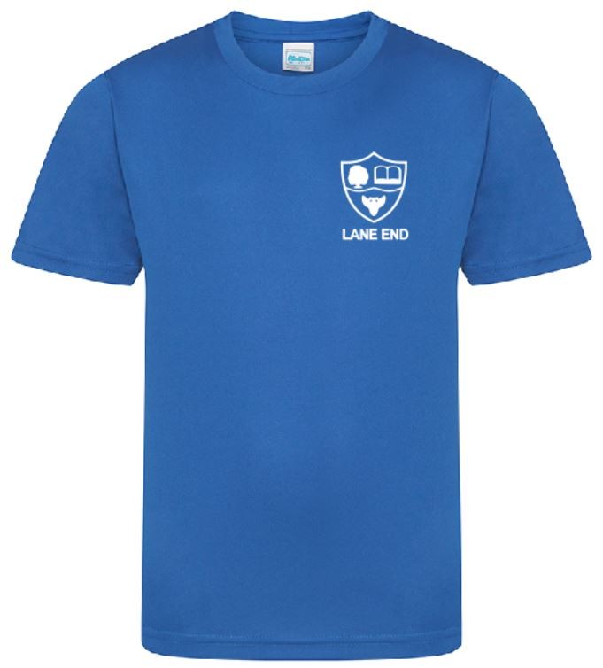 lane end school p.e. shirt