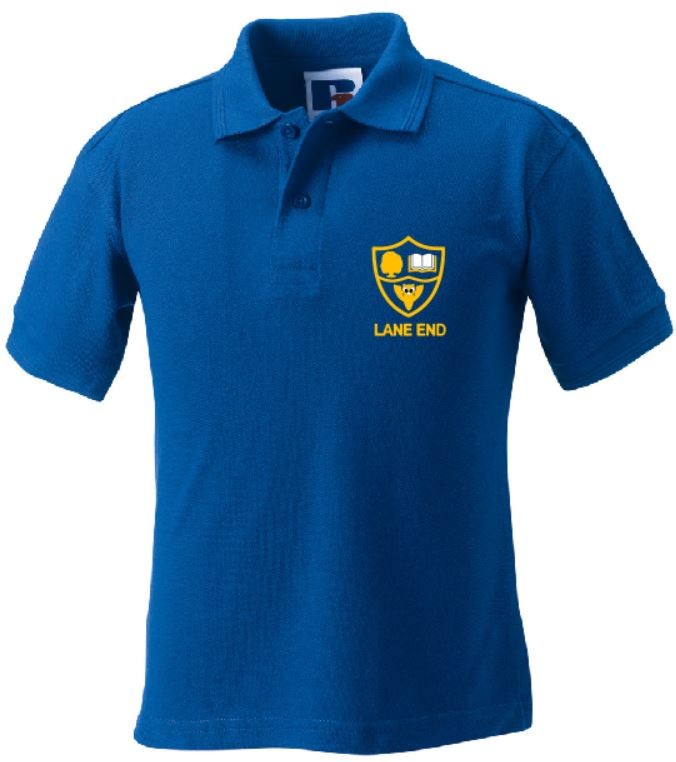 lane end school polo shirt